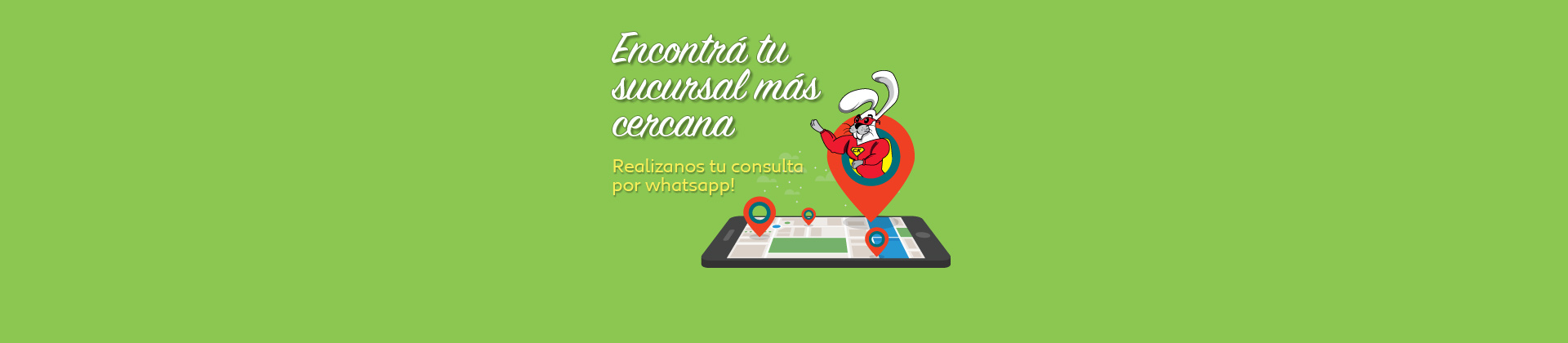 Encontra la sucursal
